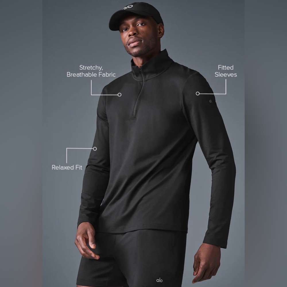All Yoga Men's Conquer 1/4 Reform Long Sleeve